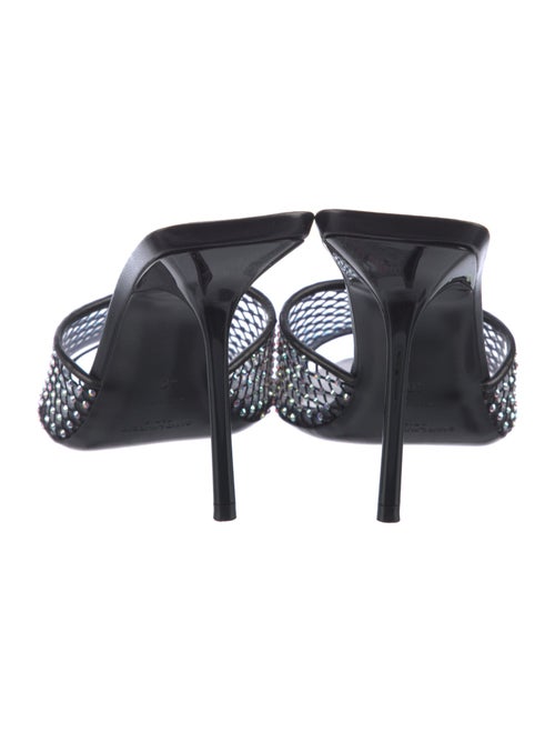 Saint Laurent PVC Crystal Embellishments Slides