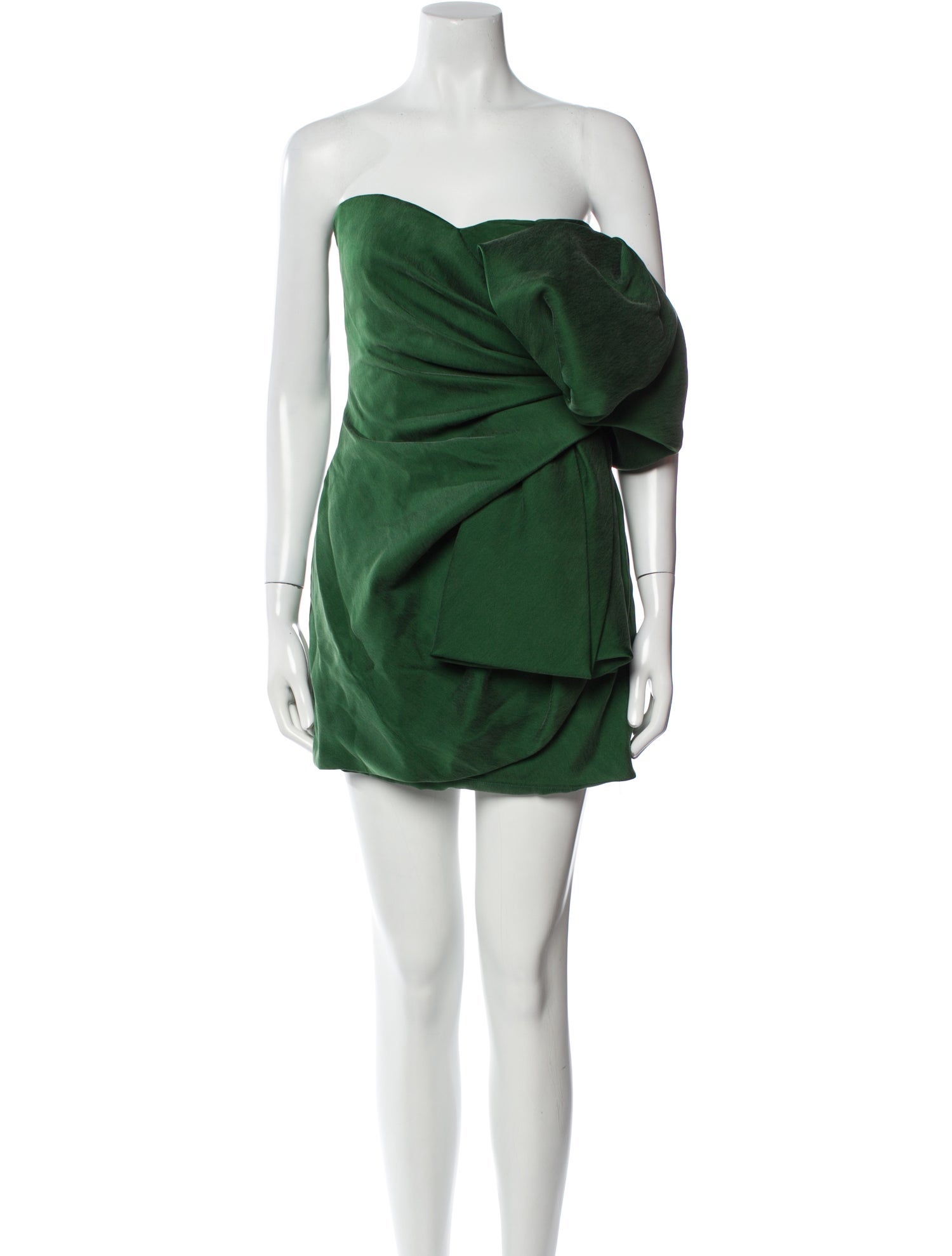 Saint Laurent Strapless Mini Dress