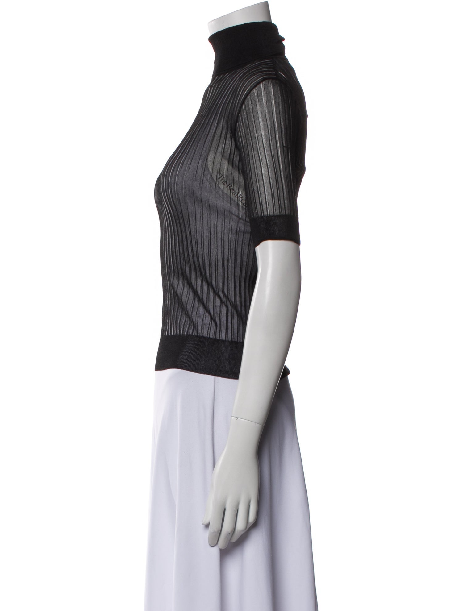 Saint Laurent Silk Turtleneck Top w/ Tags