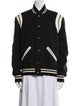 Saint Laurent 2022 Teddy Varsity Bomber Jacket