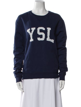 Saint Laurent 2021 Graphic Print Sweatshirt