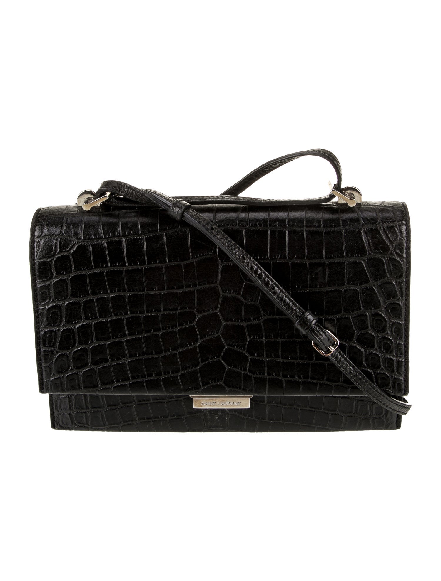 Saint Laurent Embossed Leather Babylone