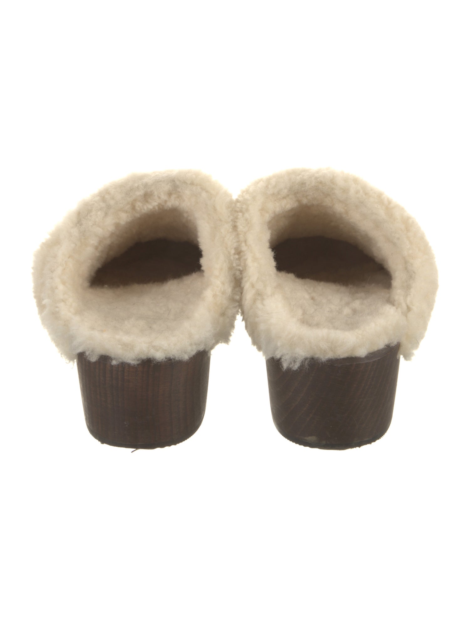 Saint Laurent Leather Chain-Link Accents Mules