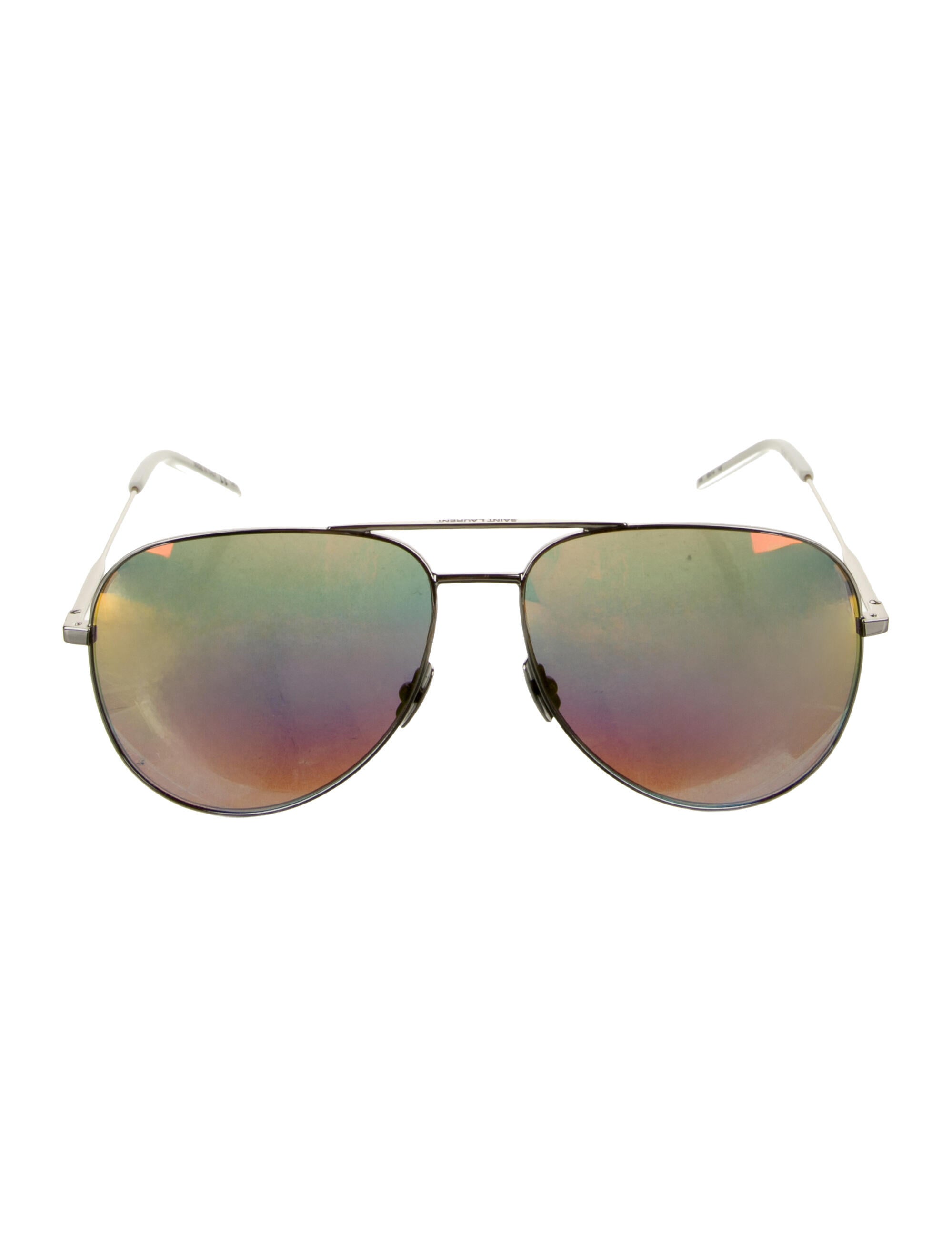 Saint Laurent Aviator Mirrored Sunglasses