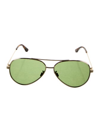 Saint Laurent Aviator Tinted Sunglasses