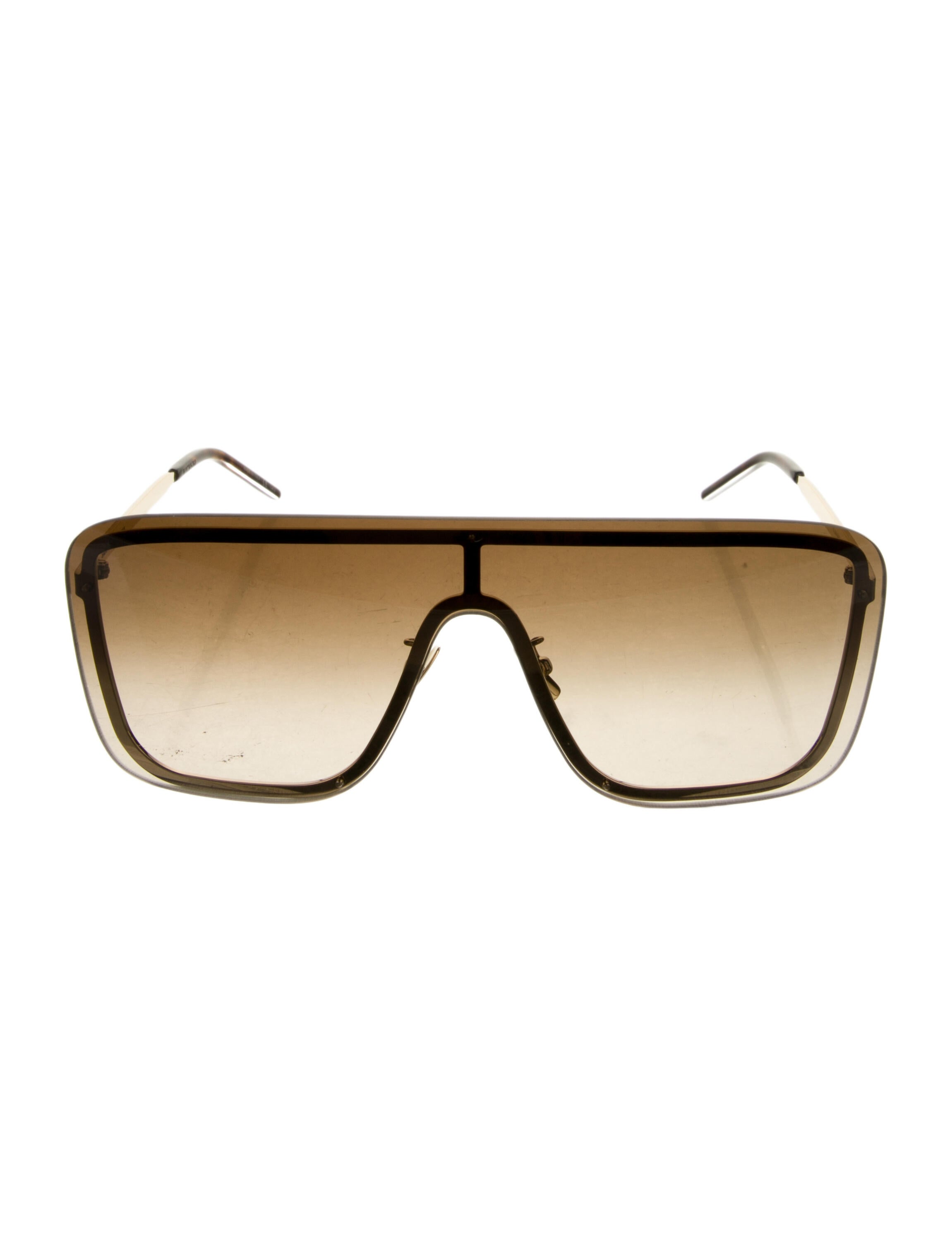 Saint Laurent Shield Gradient Sunglasses