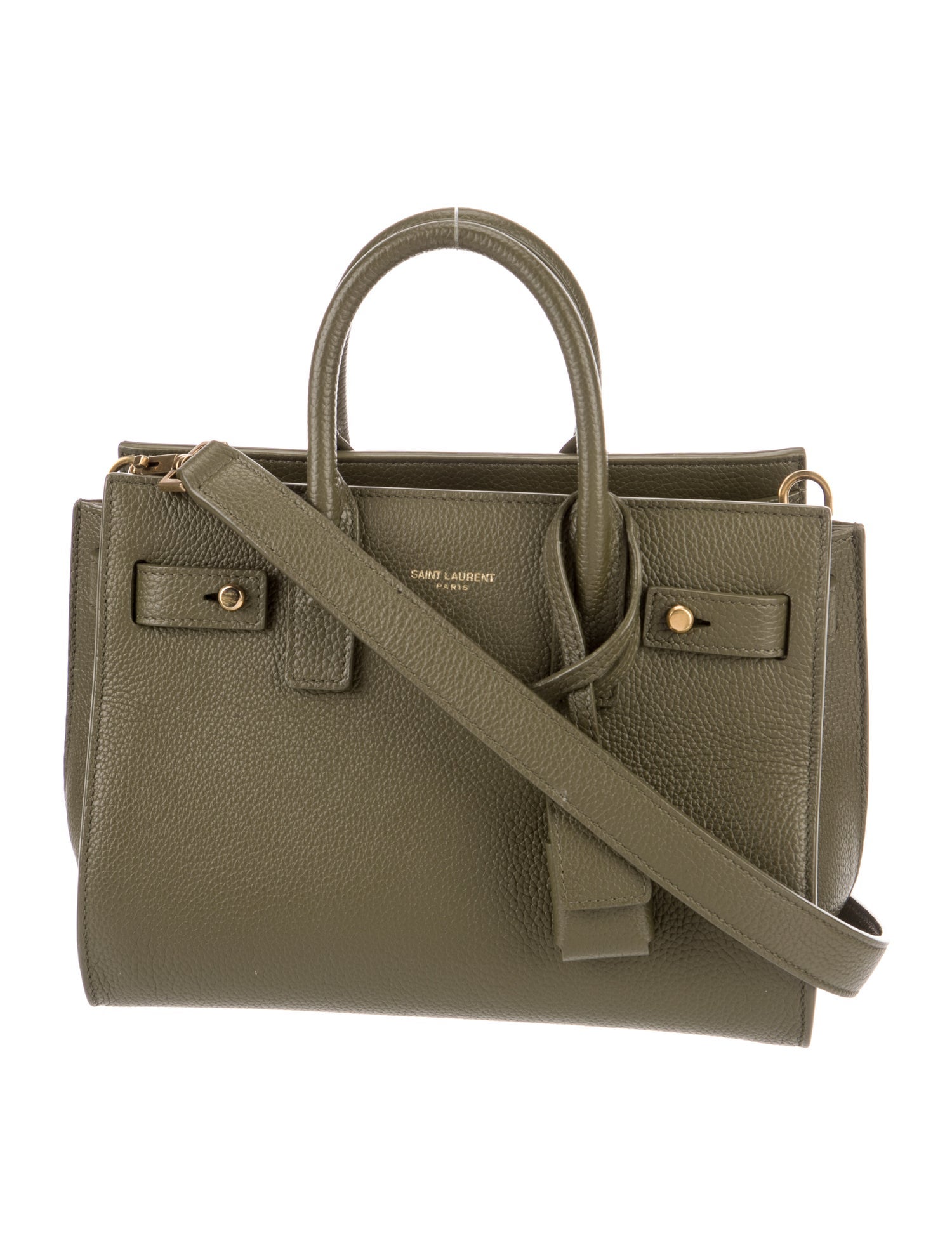 Saint Laurent Leather Sac De Jour Baby 2023