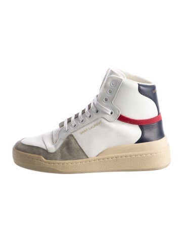 Saint Laurent Sneakers Leather Colorblock Pattern IT 37 | 7