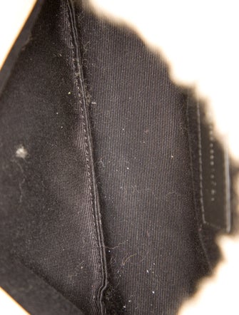 Saint Laurent Shearling Monogram Puffer Pouch Small