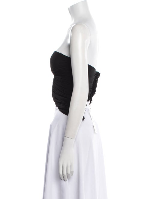 Saint Laurent 2022 Strapless Crop Top