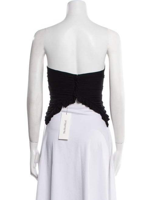 Saint Laurent 2022 Strapless Crop Top