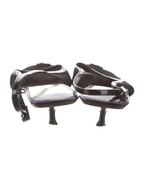 Saint Laurent Mesh Mesh Accents Slingback Pumps