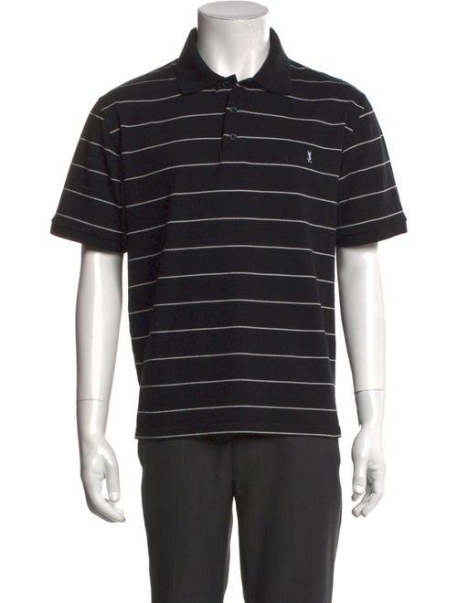 Saint Laurent 2024 Signature Logo Polo Shirt