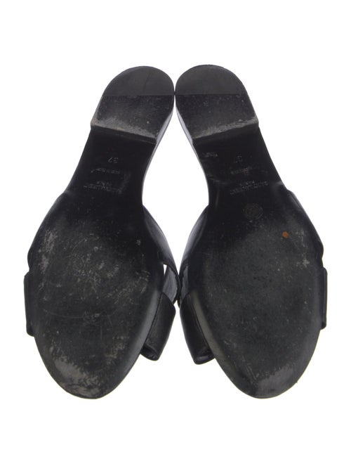 Saint Laurent Leather Slides