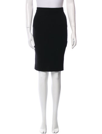 Saint Laurent Wool Knee-Length Skirt