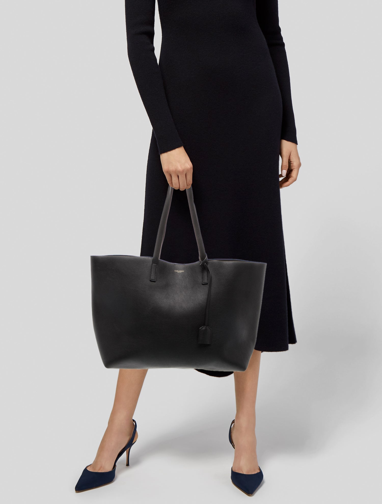 Saint Laurent Leather E/W Shopping