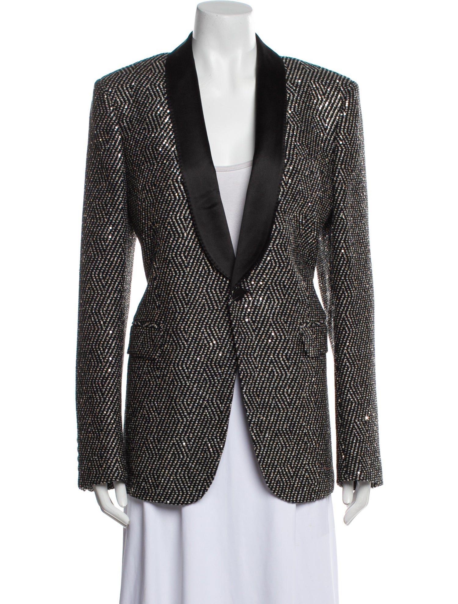Saint Laurent Printed Blazer