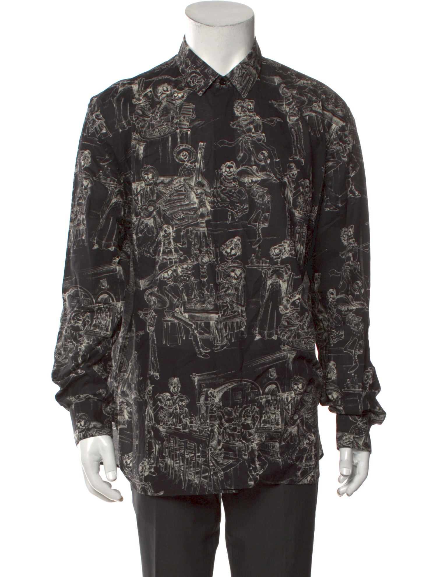 Saint Laurent 2018 Printed Shirt