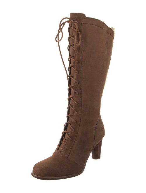 UGG Suede Lace-Up Boots