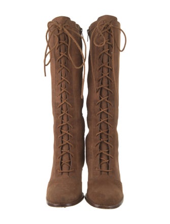 UGG Suede Lace-Up Boots