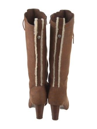 UGG Suede Lace-Up Boots