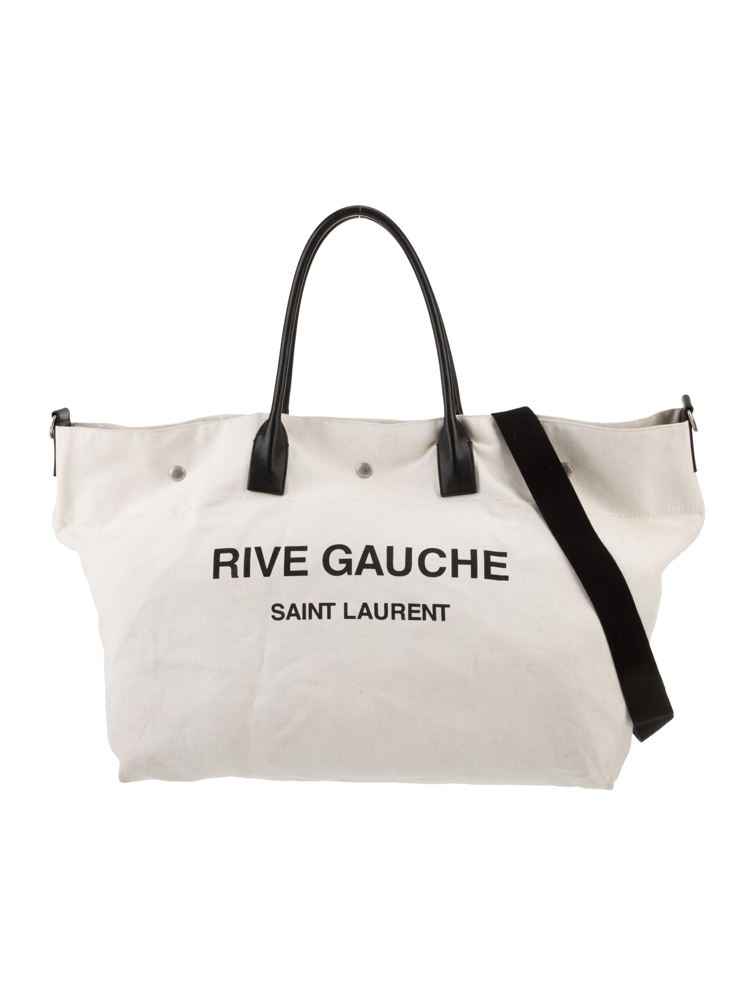 Saint Laurent Canvas Rive Gauche Maxi