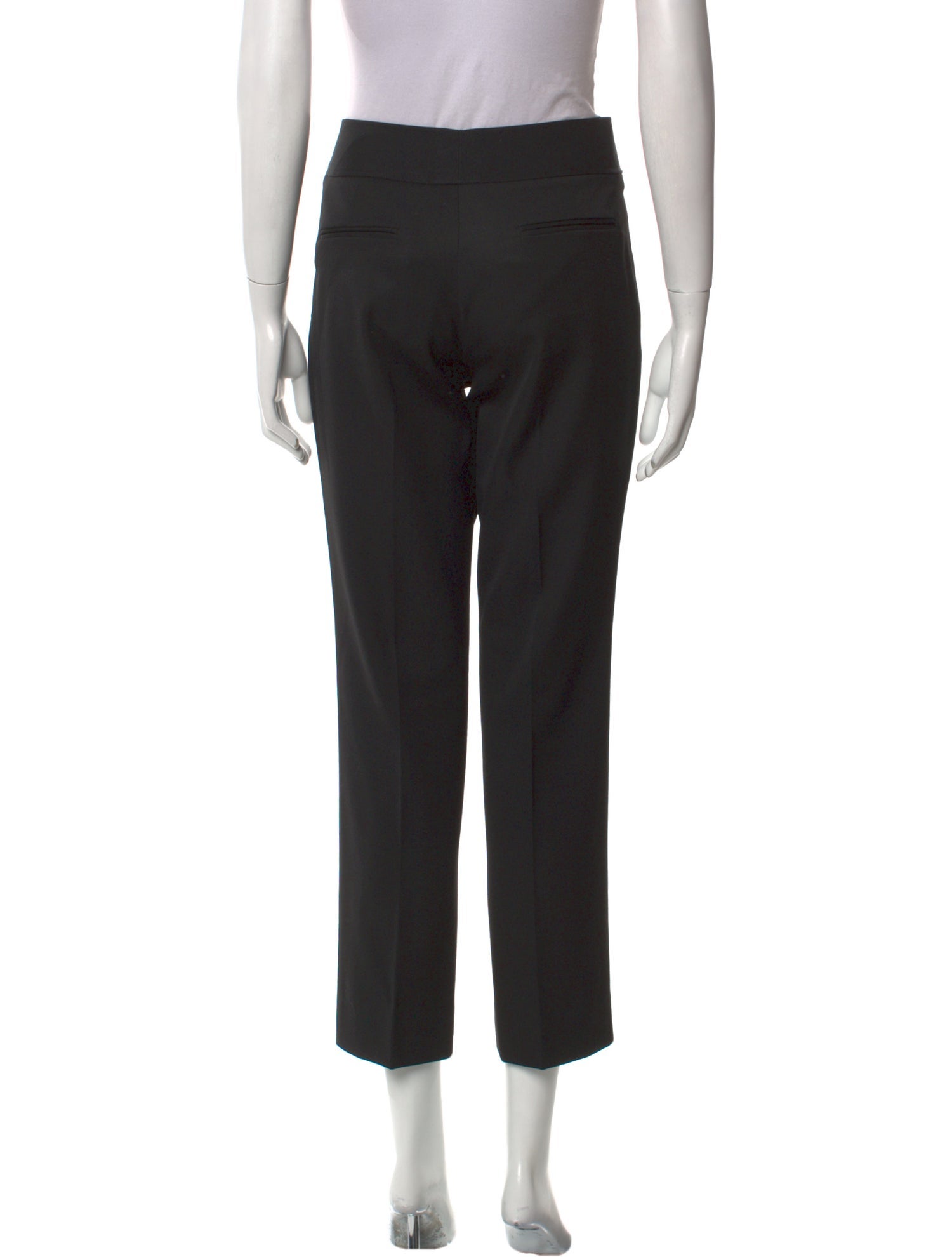 Saint Laurent Virgin Wool Straight Leg Pants