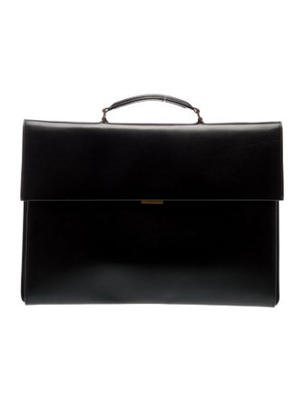 Saint Laurent Leather Briefcase 2024