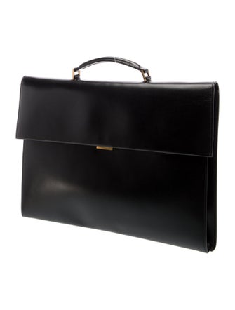 Saint Laurent Leather Briefcase 2024