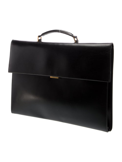 Saint Laurent Leather Briefcase 2024