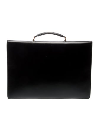 Saint Laurent Leather Briefcase 2024