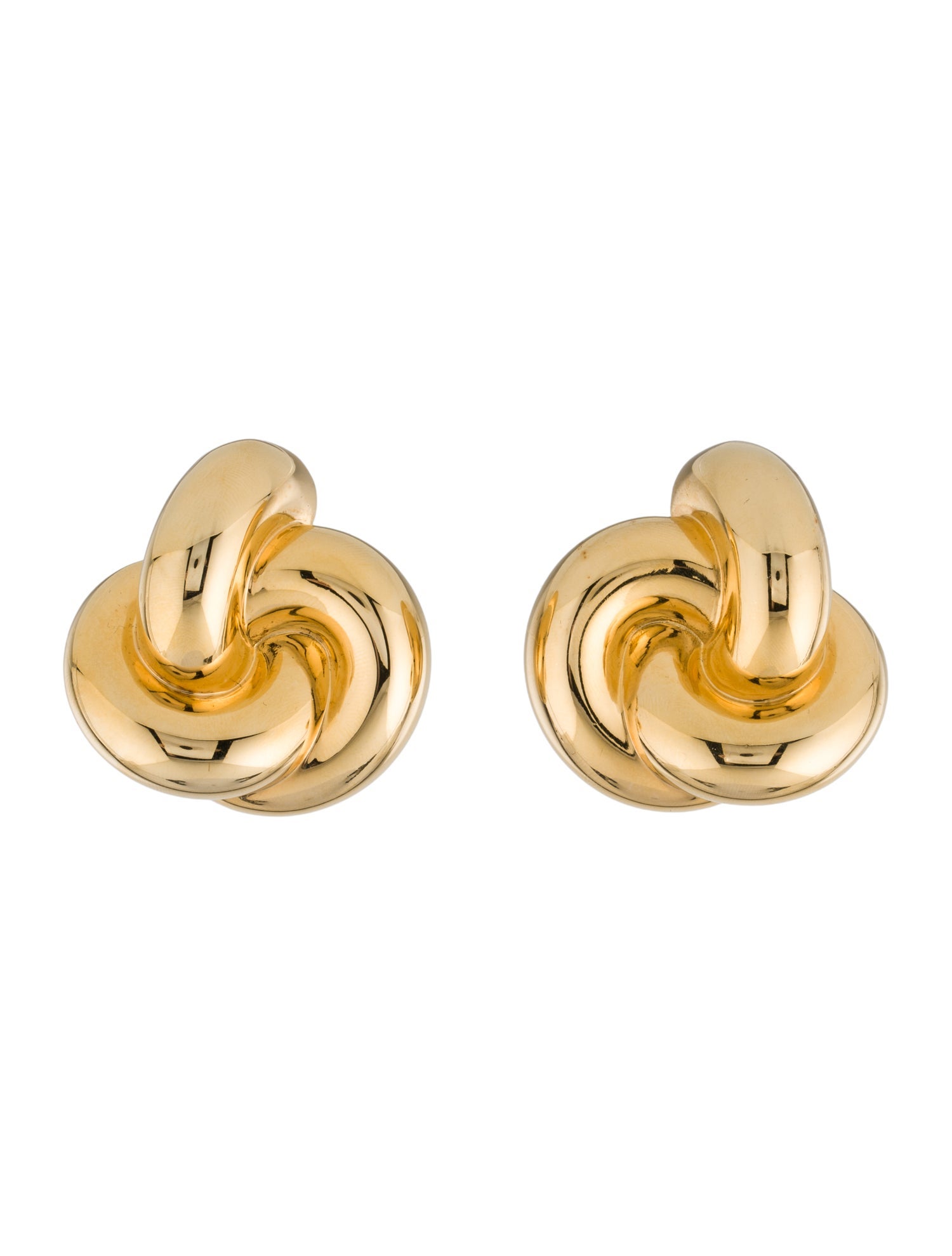 Saint Laurent Knot Clip-On Earrings