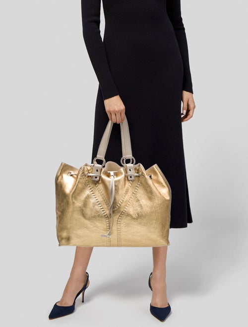 Saint Laurent Leather Tote