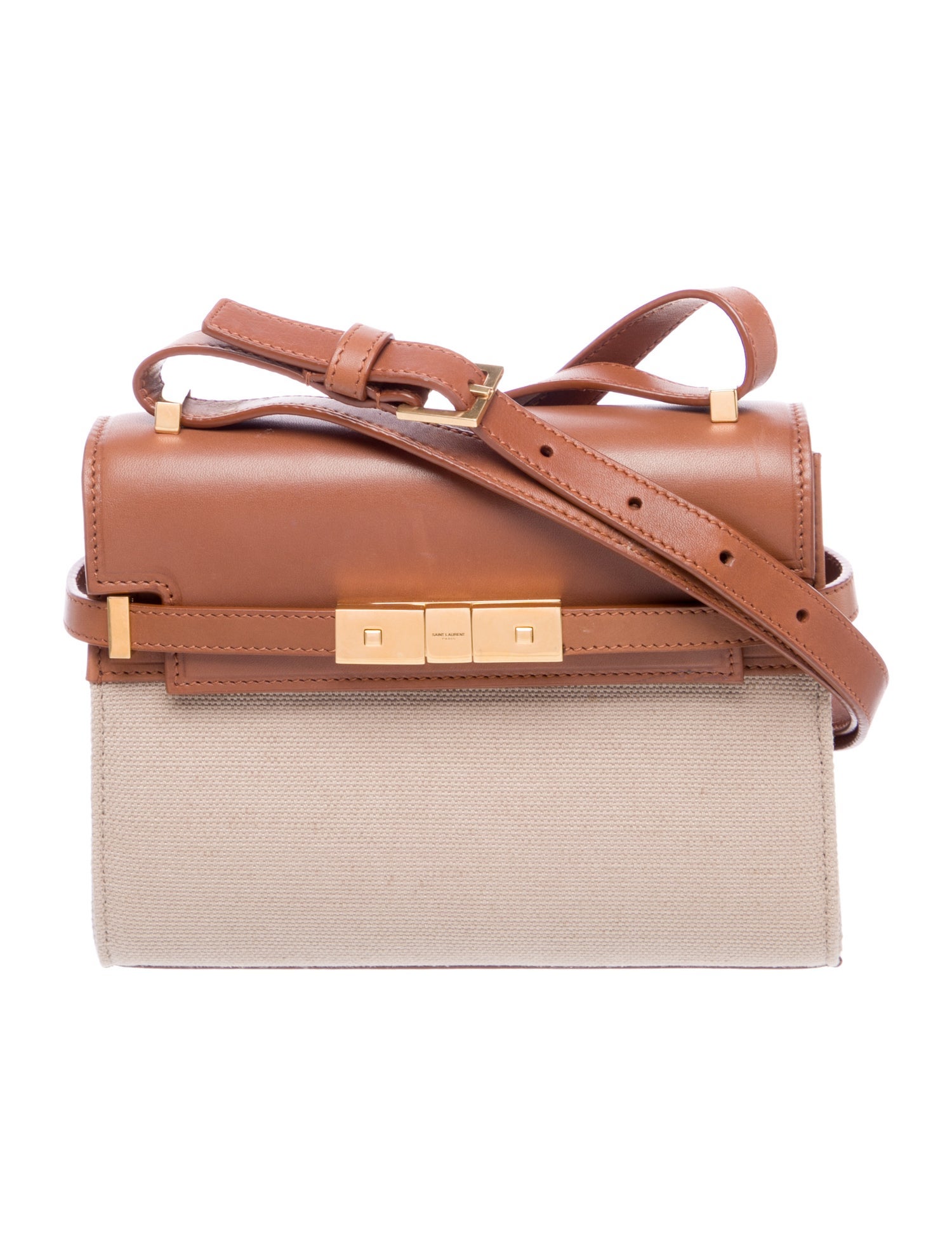 Saint Laurent Leather Manhattan Mini