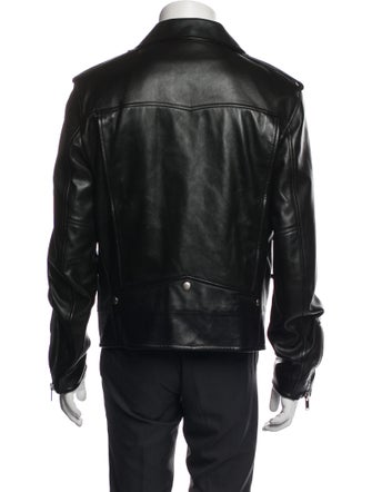 Saint Laurent 2022 Lambskin Moto Jacket