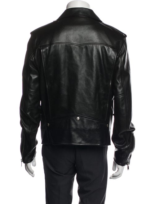 Saint Laurent 2022 Lambskin Moto Jacket