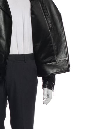 Saint Laurent 2022 Lambskin Moto Jacket