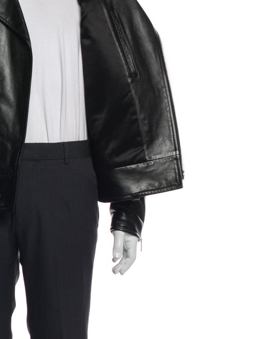 Saint Laurent 2022 Lambskin Moto Jacket