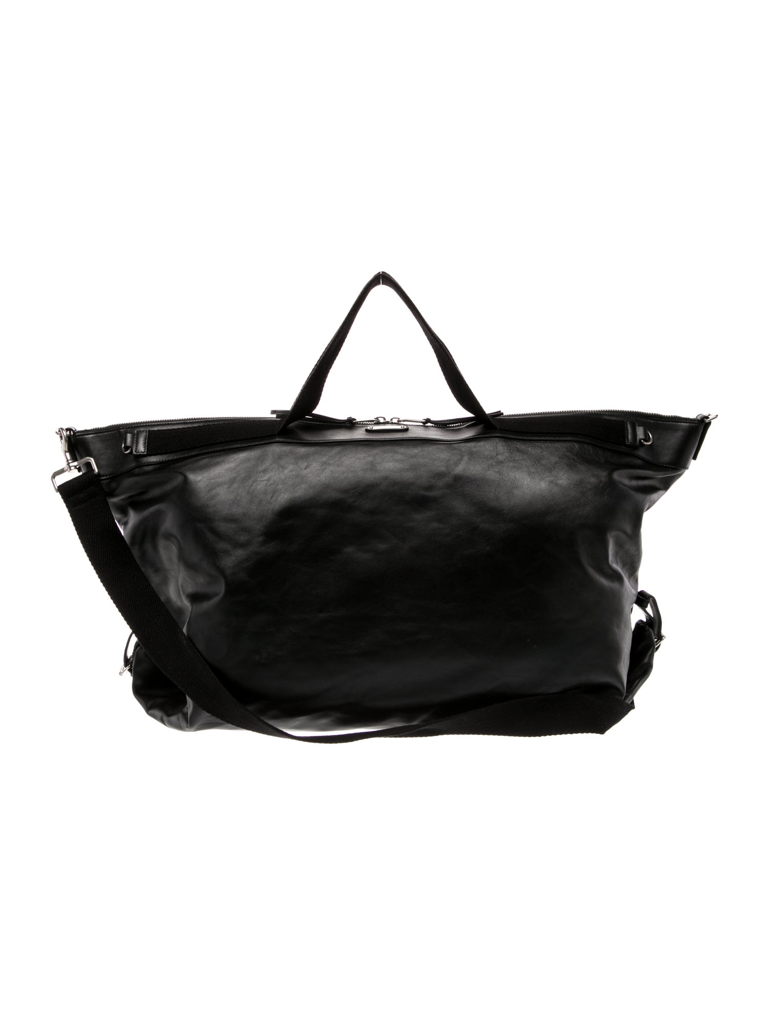 Saint Laurent Leather Weekender Bag