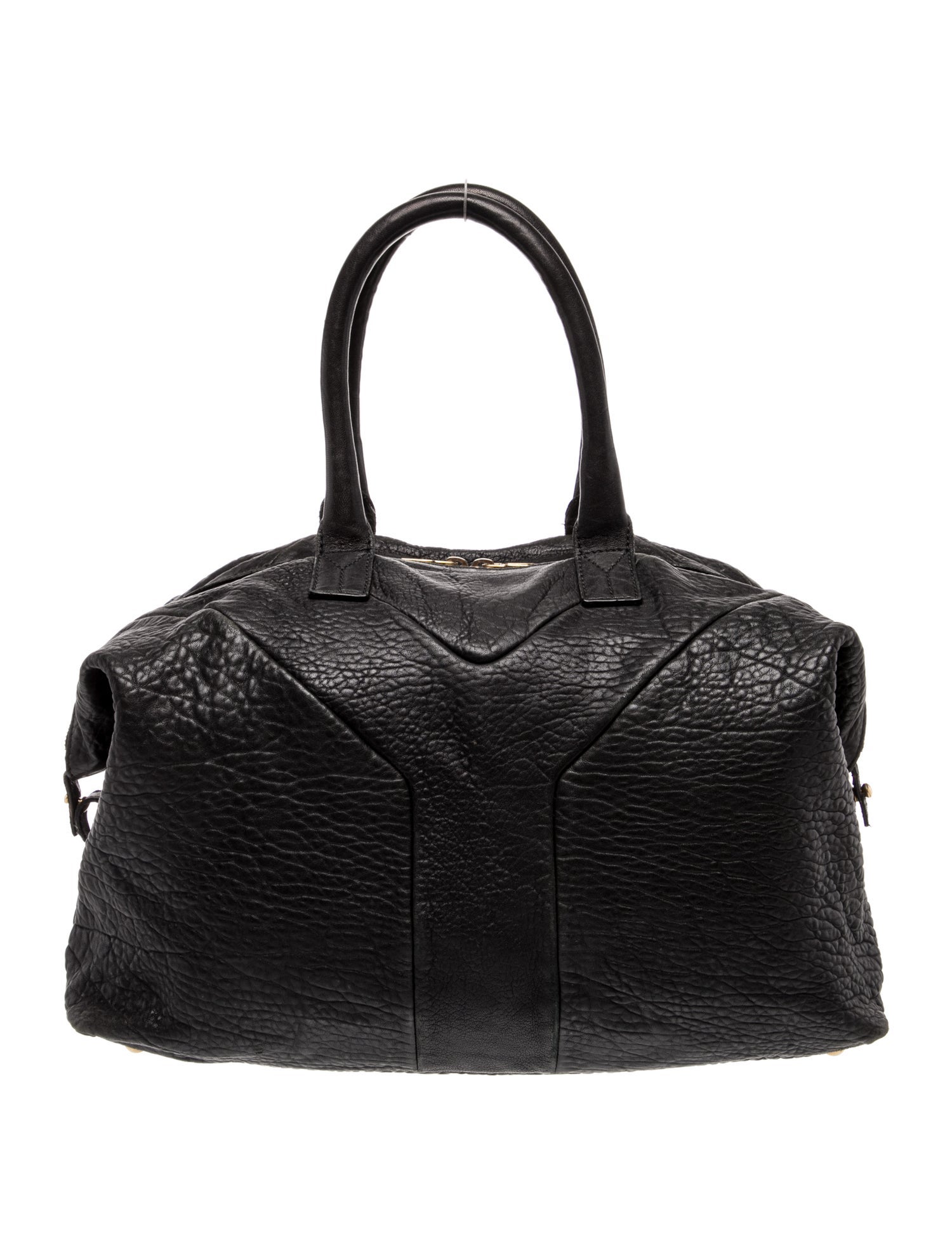 Yves Saint Laurent Leather Weekender Bag Vintage