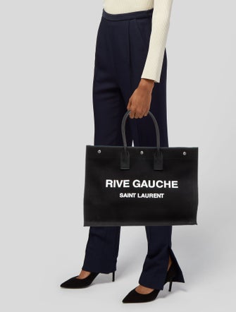 Saint Laurent Canvas Rive Gauche Large