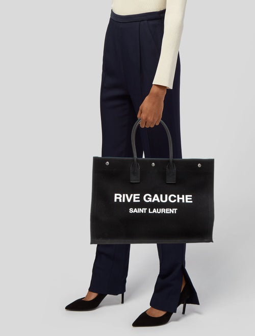 Saint Laurent Canvas Rive Gauche Large