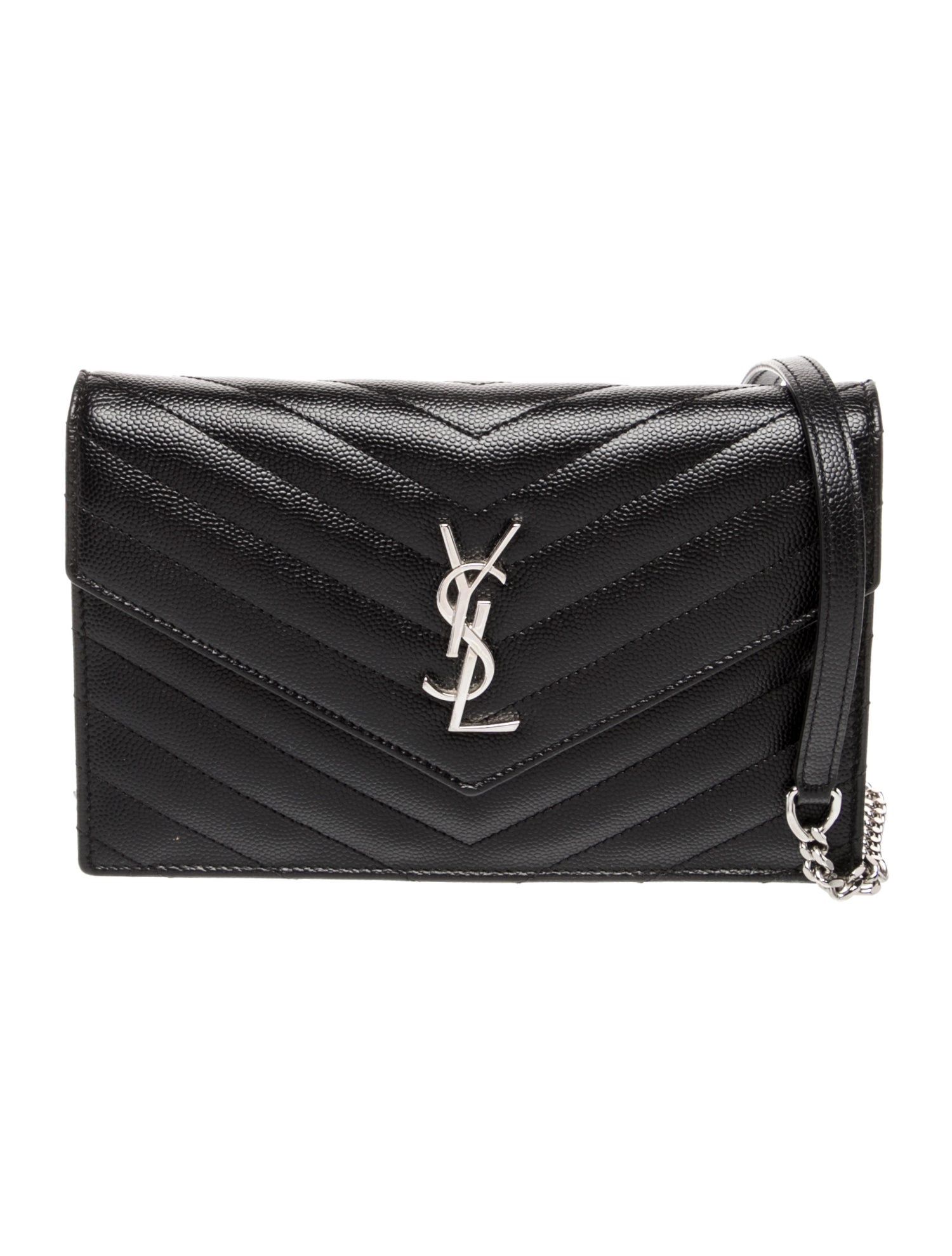 Saint Laurent Leather Envelope Small