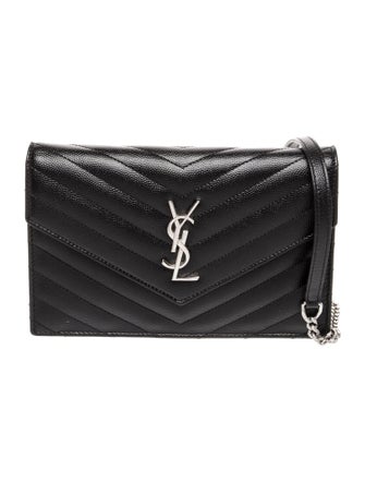 Saint Laurent Leather Envelope Small
