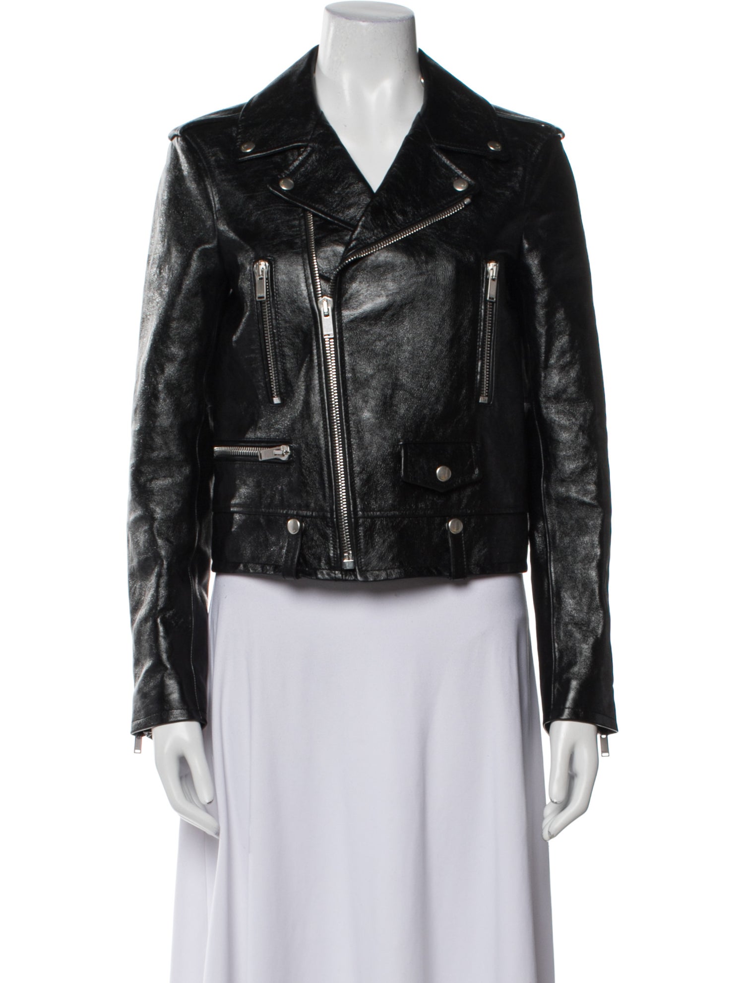 Saint Laurent Leather Biker Jacket