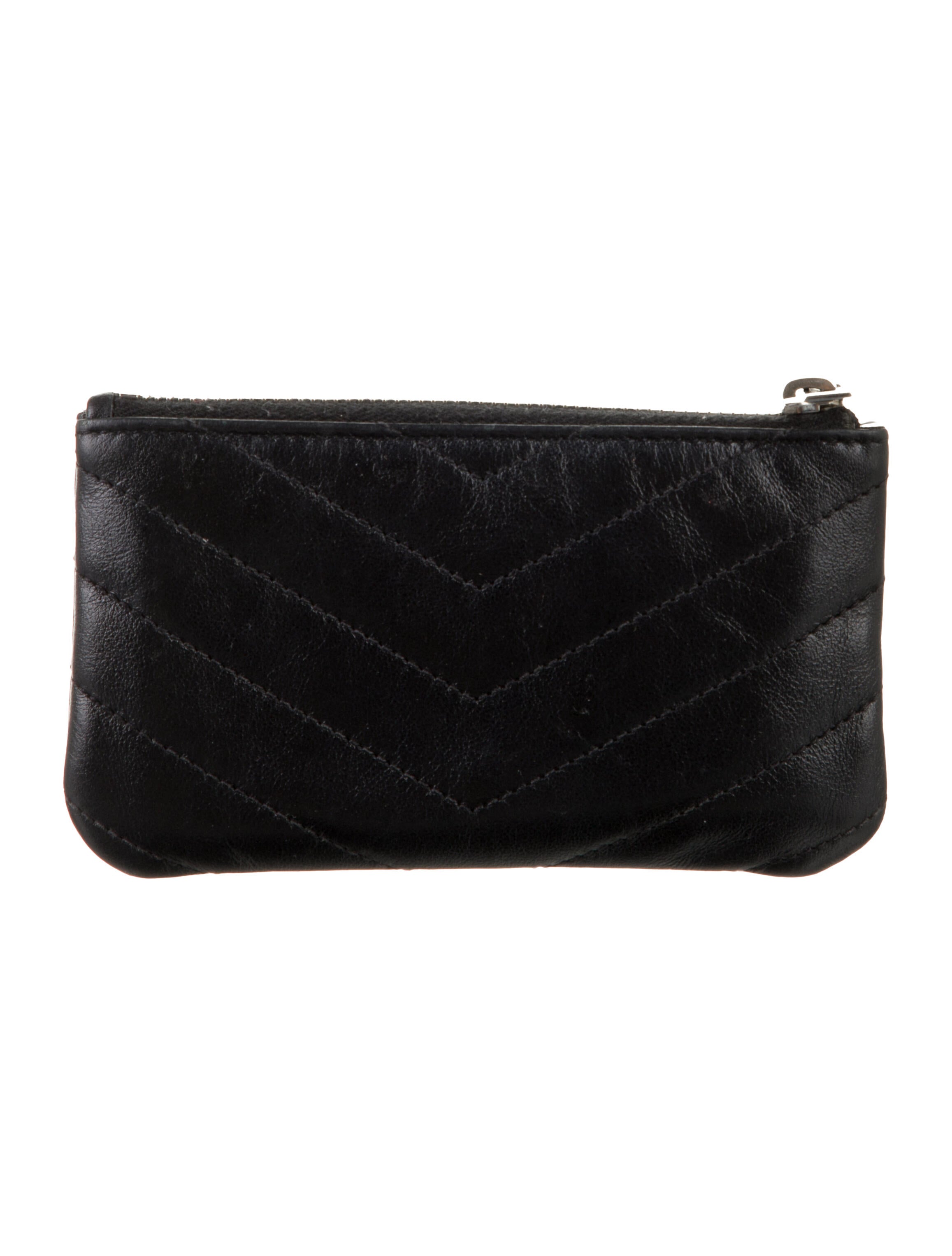 Saint Laurent Leather Coin Pouch