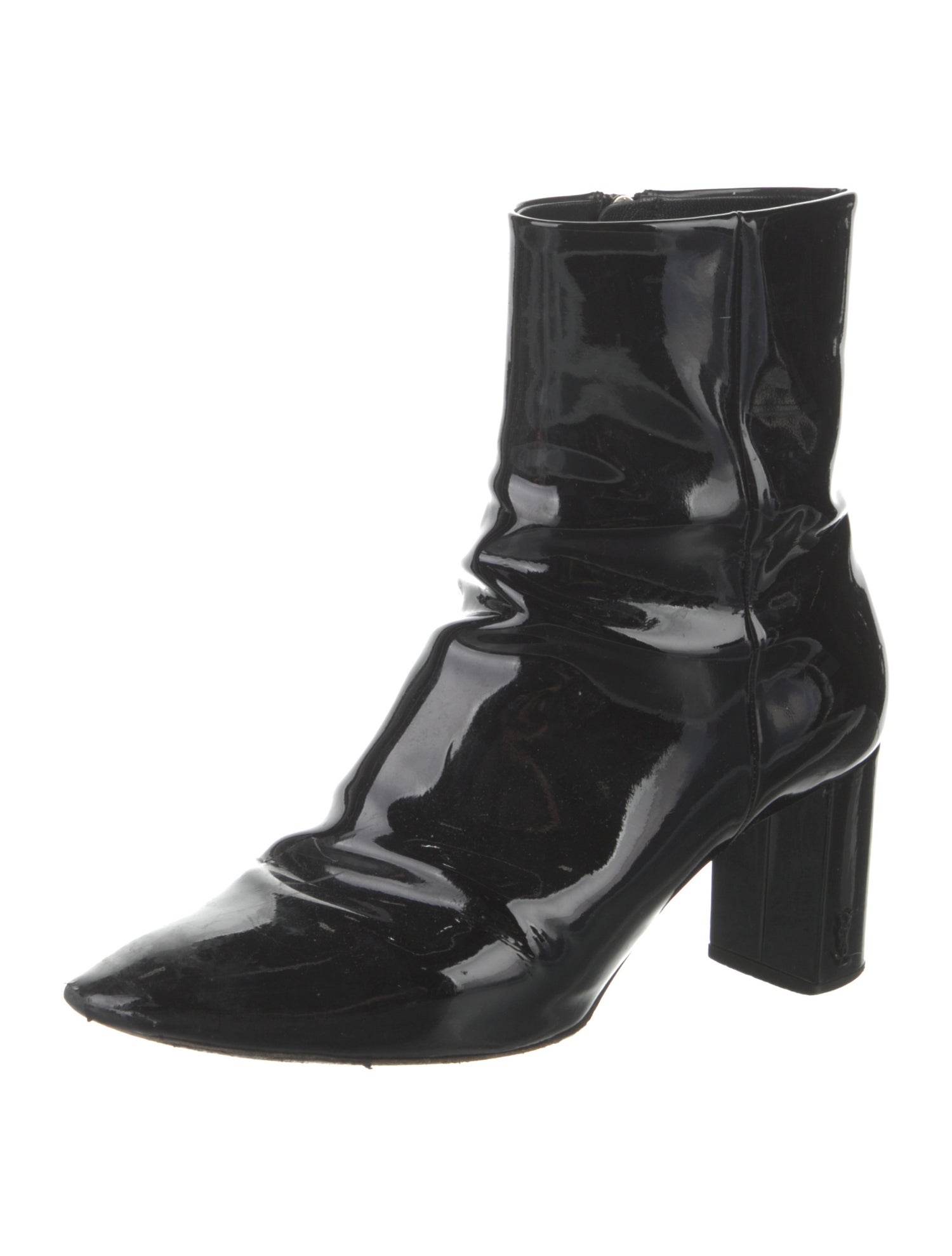 Saint Laurent Patent Leather Boots