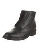 Saint Laurent Leather Combat Boots