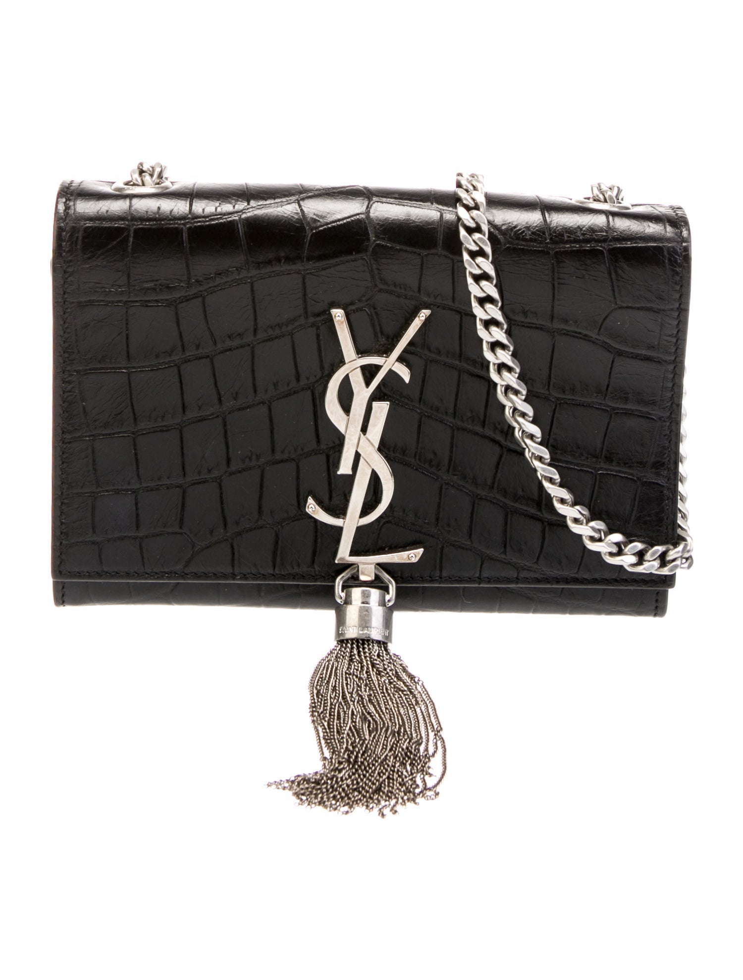 Saint Laurent Embossed Leather Kate