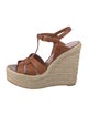 Saint Laurent Leather Espadrilles